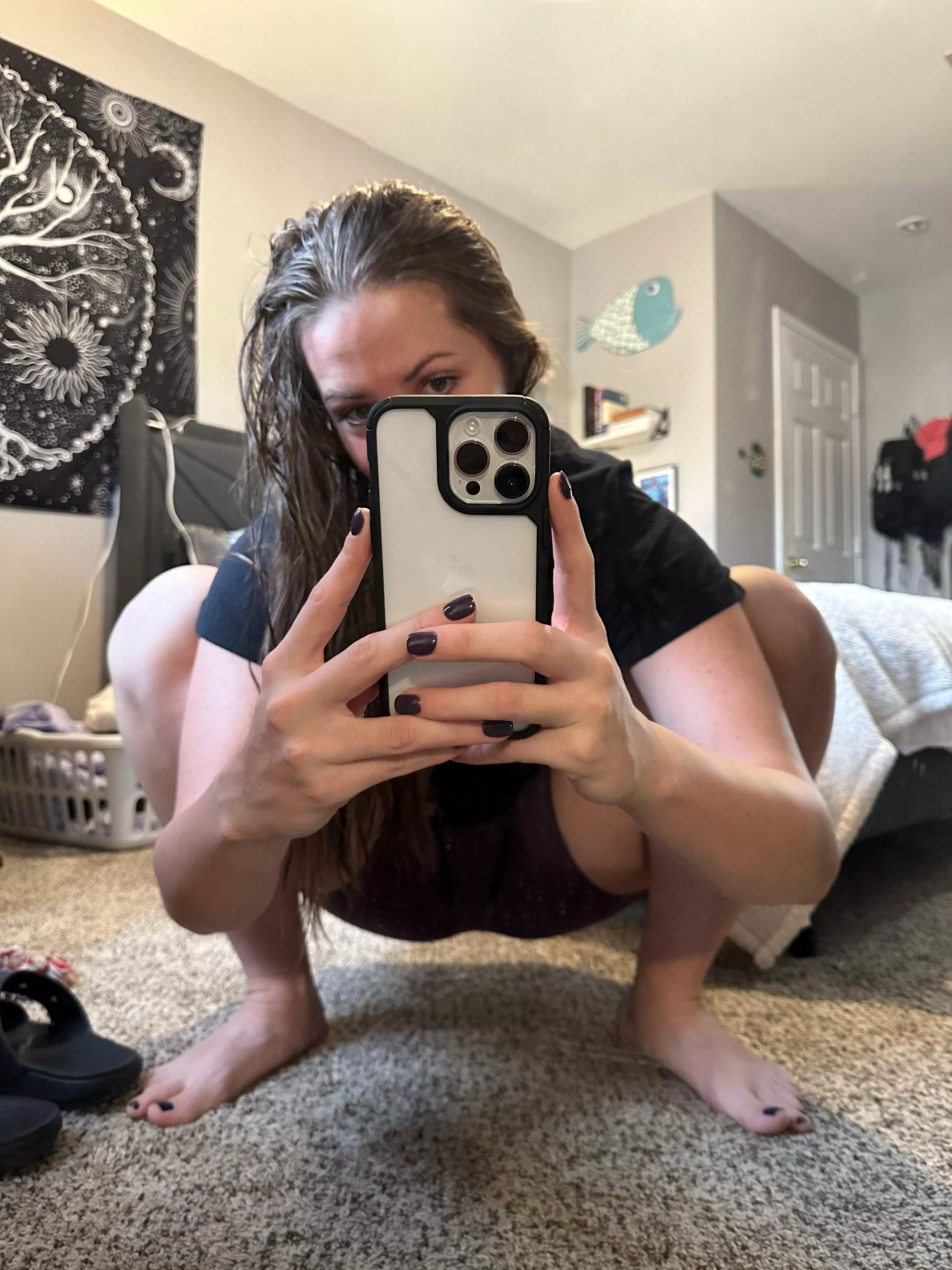 how do you feel about dark nails wrapped around you posted by cumwcourt