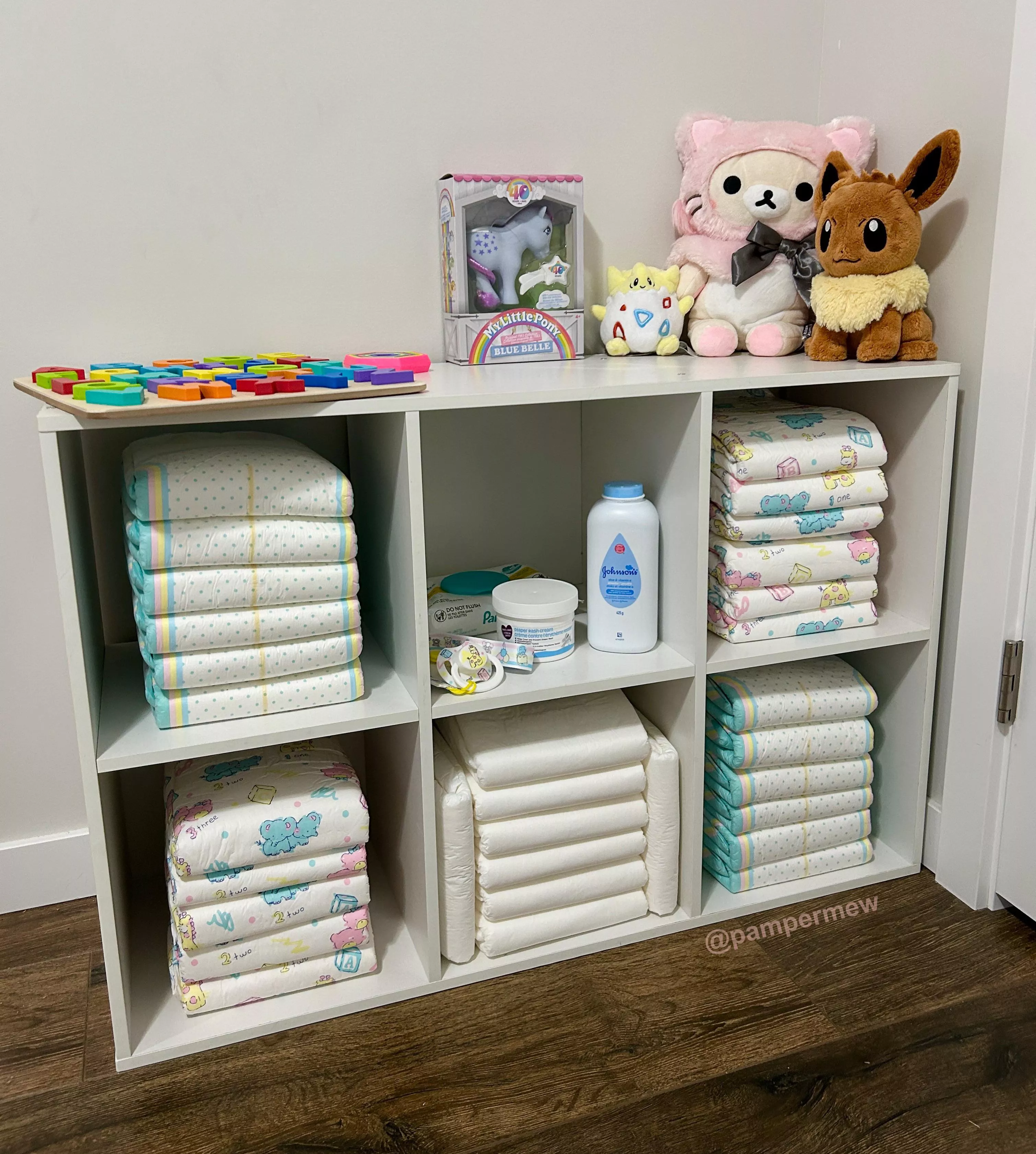 how do you organize your stash? here’s a WIP of mine!  posted by pampermew