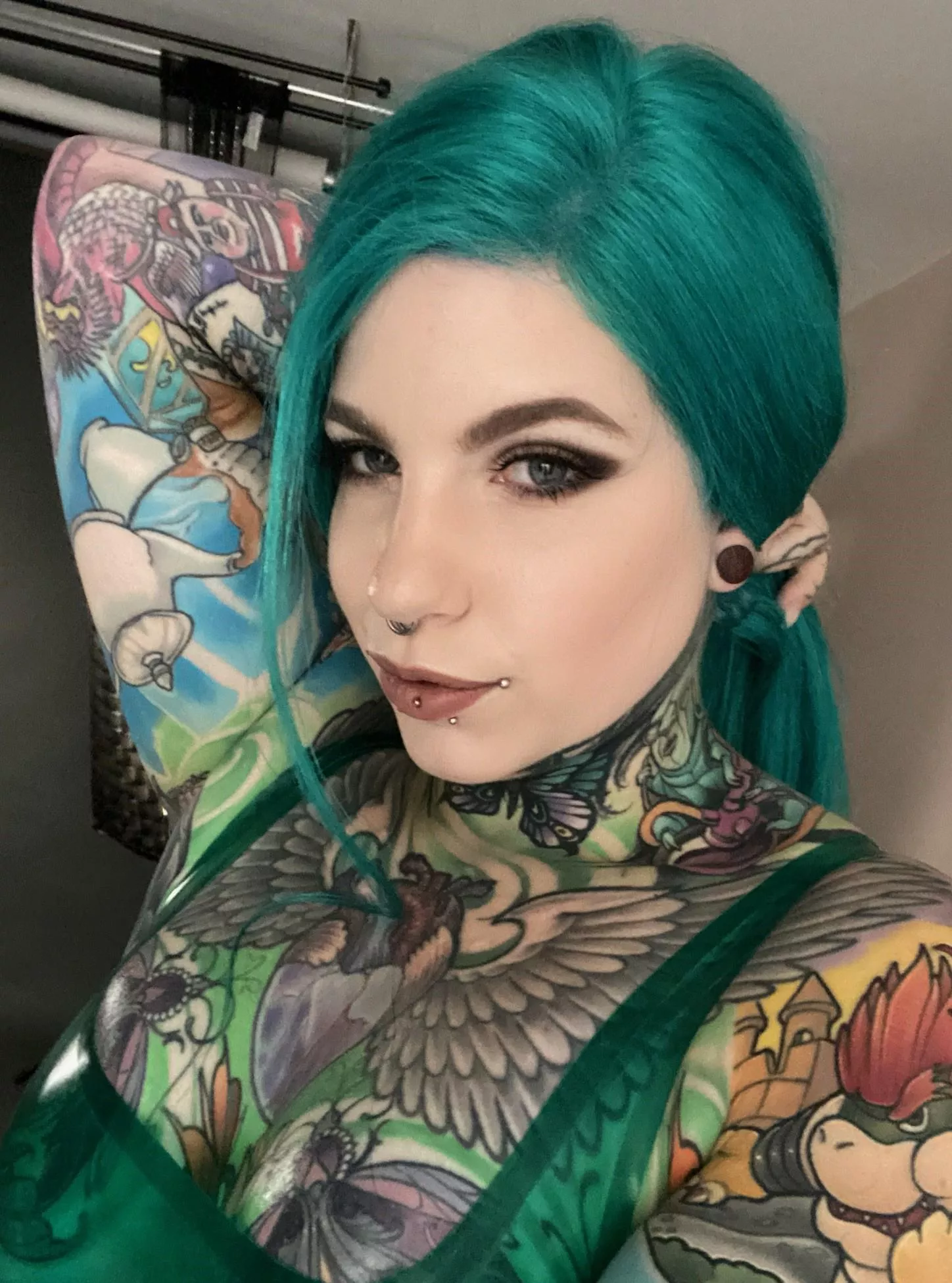 I heard you like girls with neon hair like me posted by Dani_tattooed_hottie