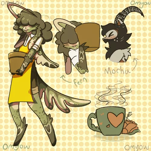 I made mocha a “friend” :3 (also thank you for all the votes on my last thing that was crazy for me) by omyow