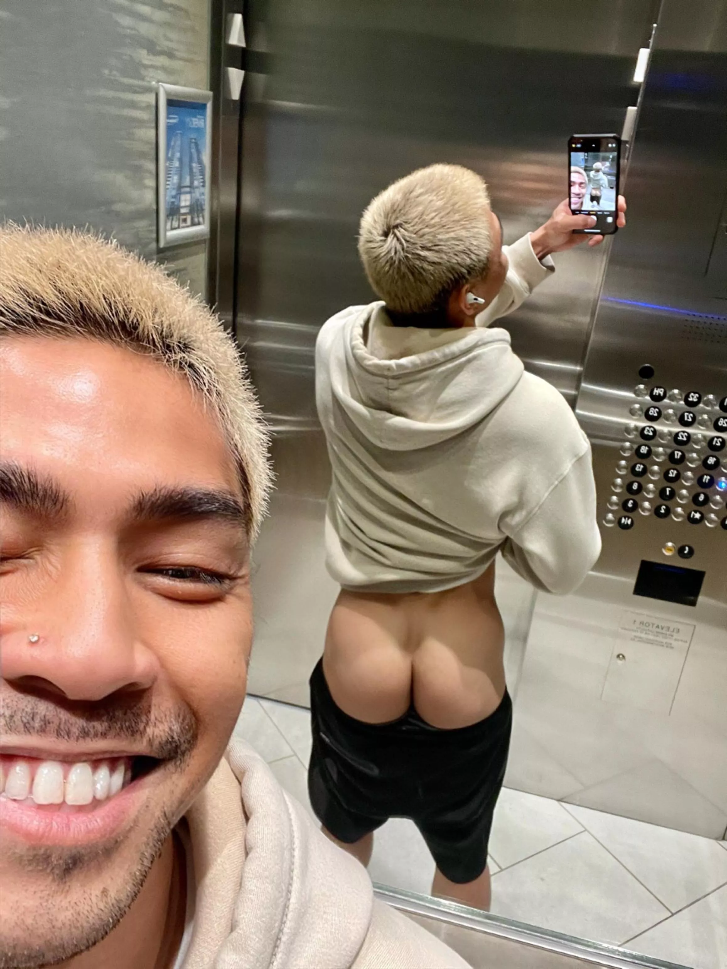 Just me and my fluffy ass in the elevator posted by king_leo_ace88