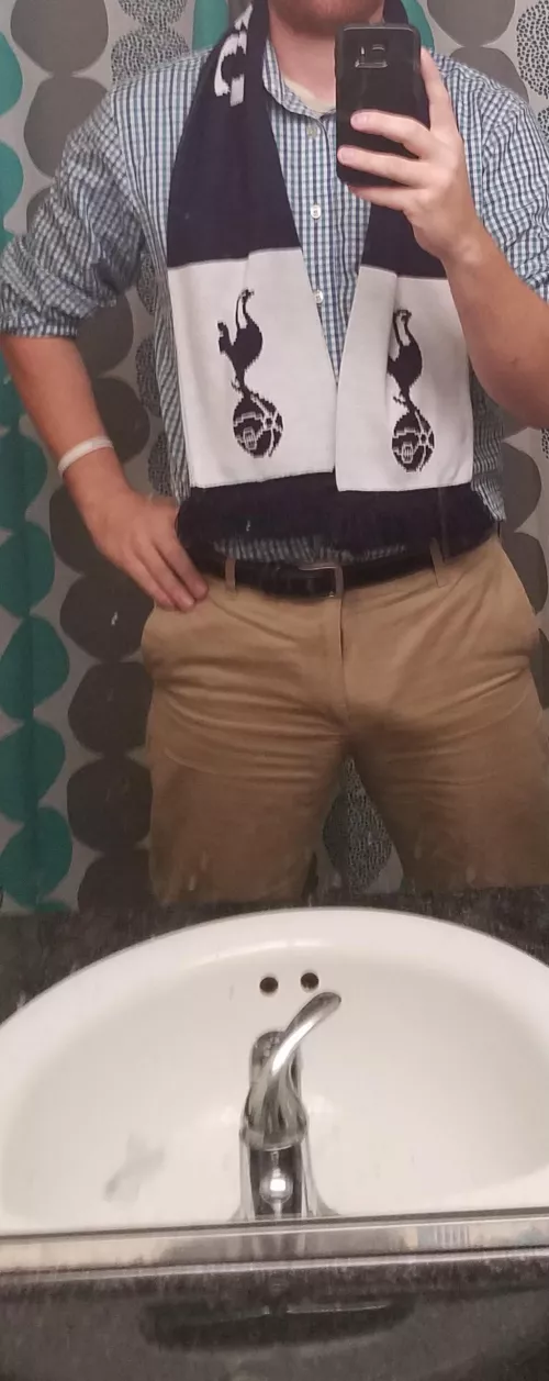 khakis soft cock slim fit :) by wannabtrakstar