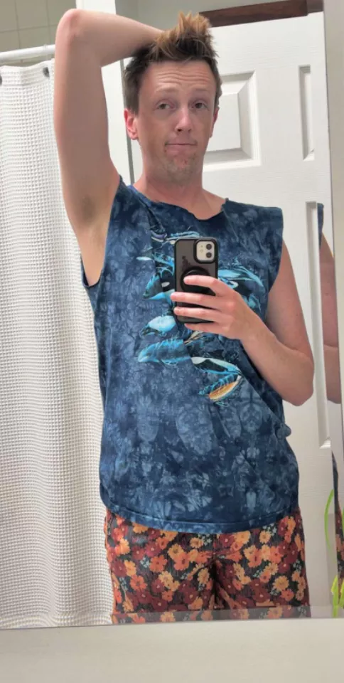 my BF showing his pit again  posted by theswimmingpit