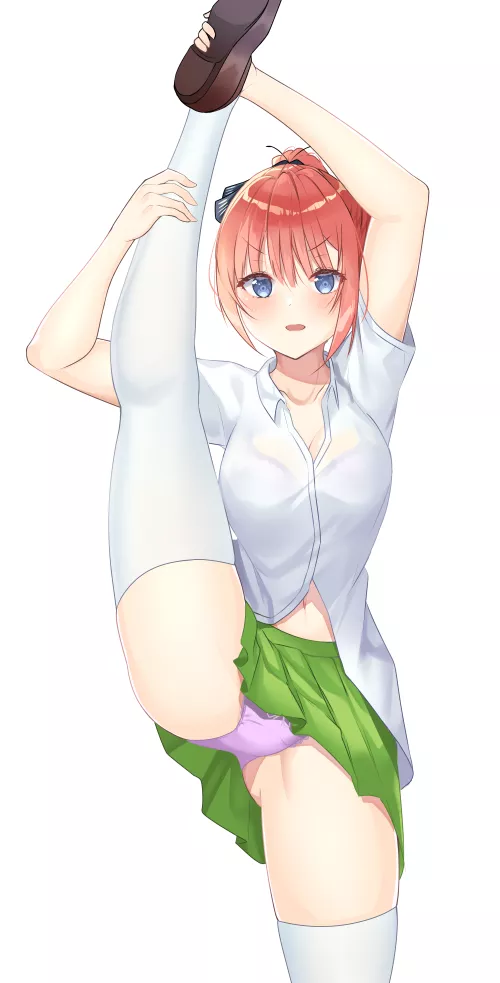 Nino Showing How Flexible Her Body Is (The Quintessential Quintuplets) by Csxc