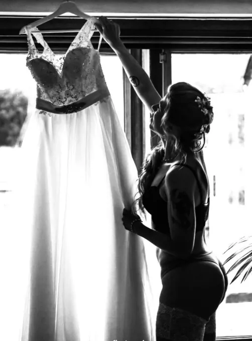 Now wife getting ready for our wedding  by VitoLeo116