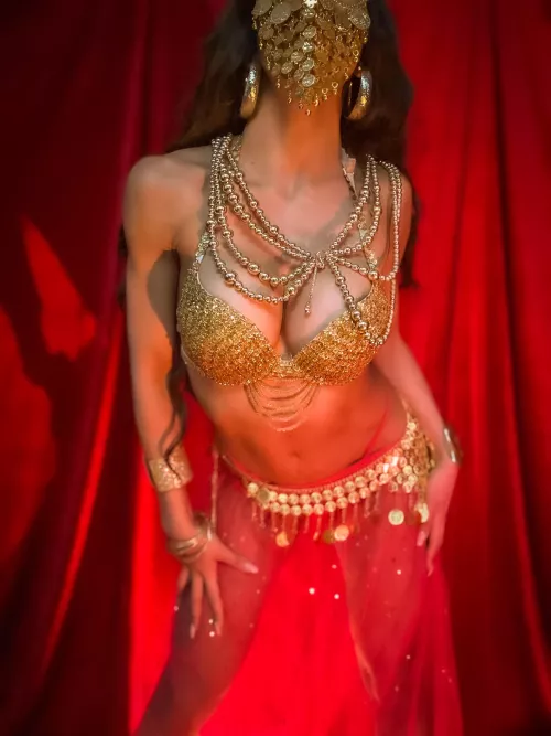 Only gold touches my skin and long hair by BellydancerBeauty