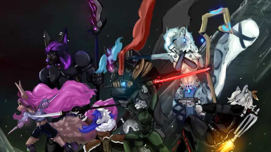 Recent Group commissions i did, it was a good chalange for sure (art by me) by GuZ_Art