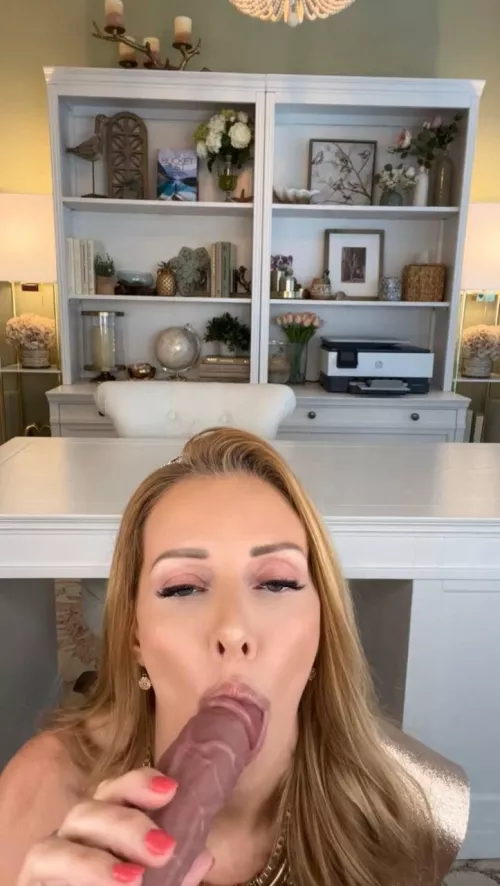 All I want for my birthday is a big hard cock stuffing my mouth and my hungry pussy. by Callie-Skye