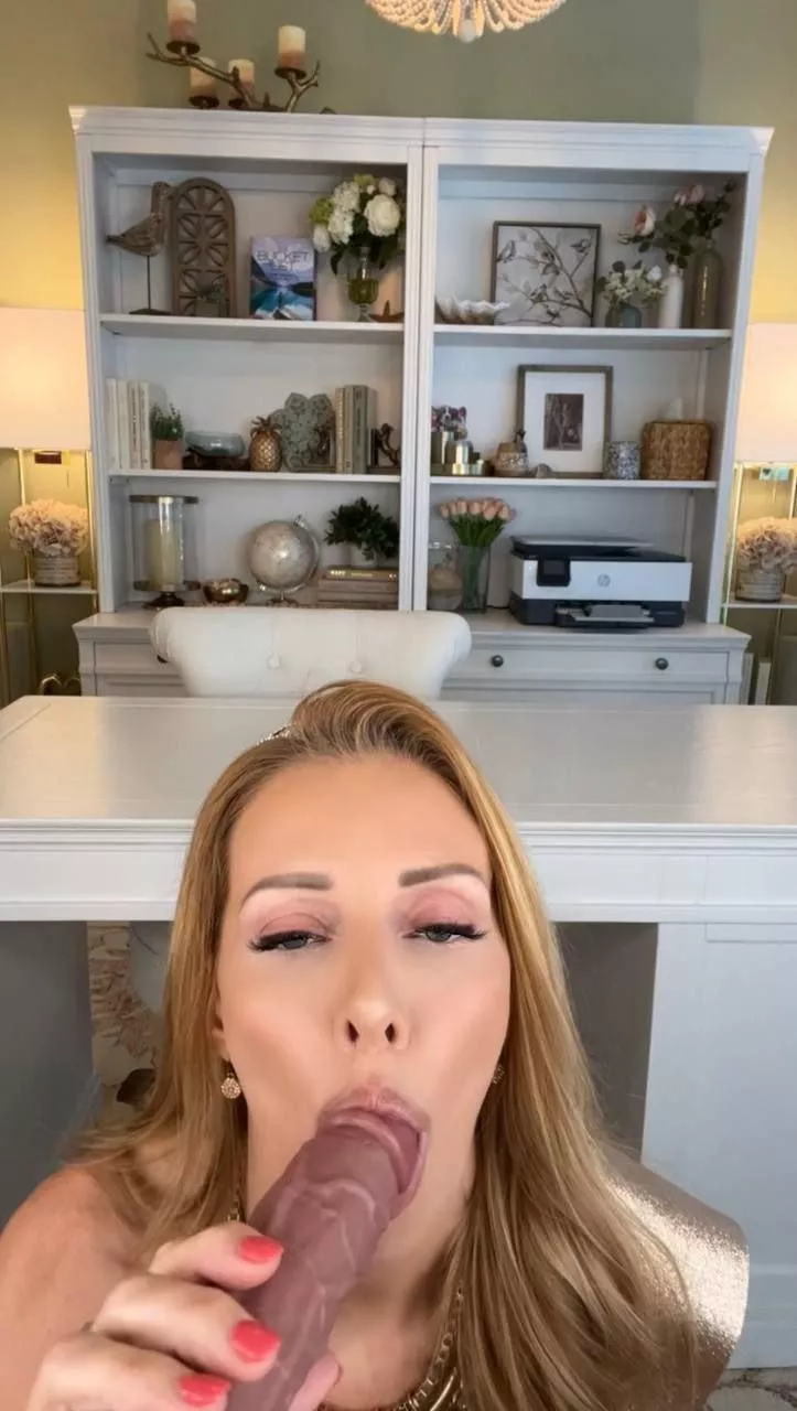 All I want for my birthday is a big hard cock stuffing my mouth and my hungry pussy. posted by Callie-Skye