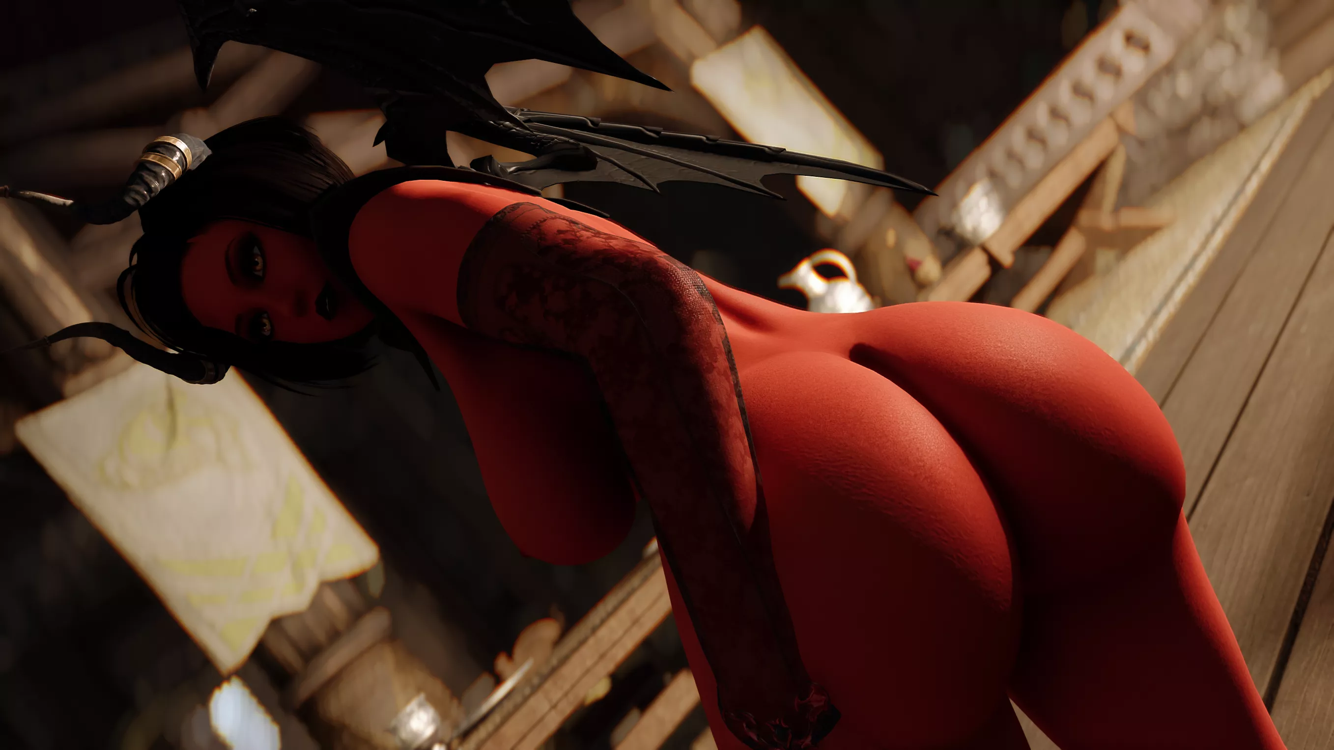 Back side succubus posted by Skyrim4Ever91