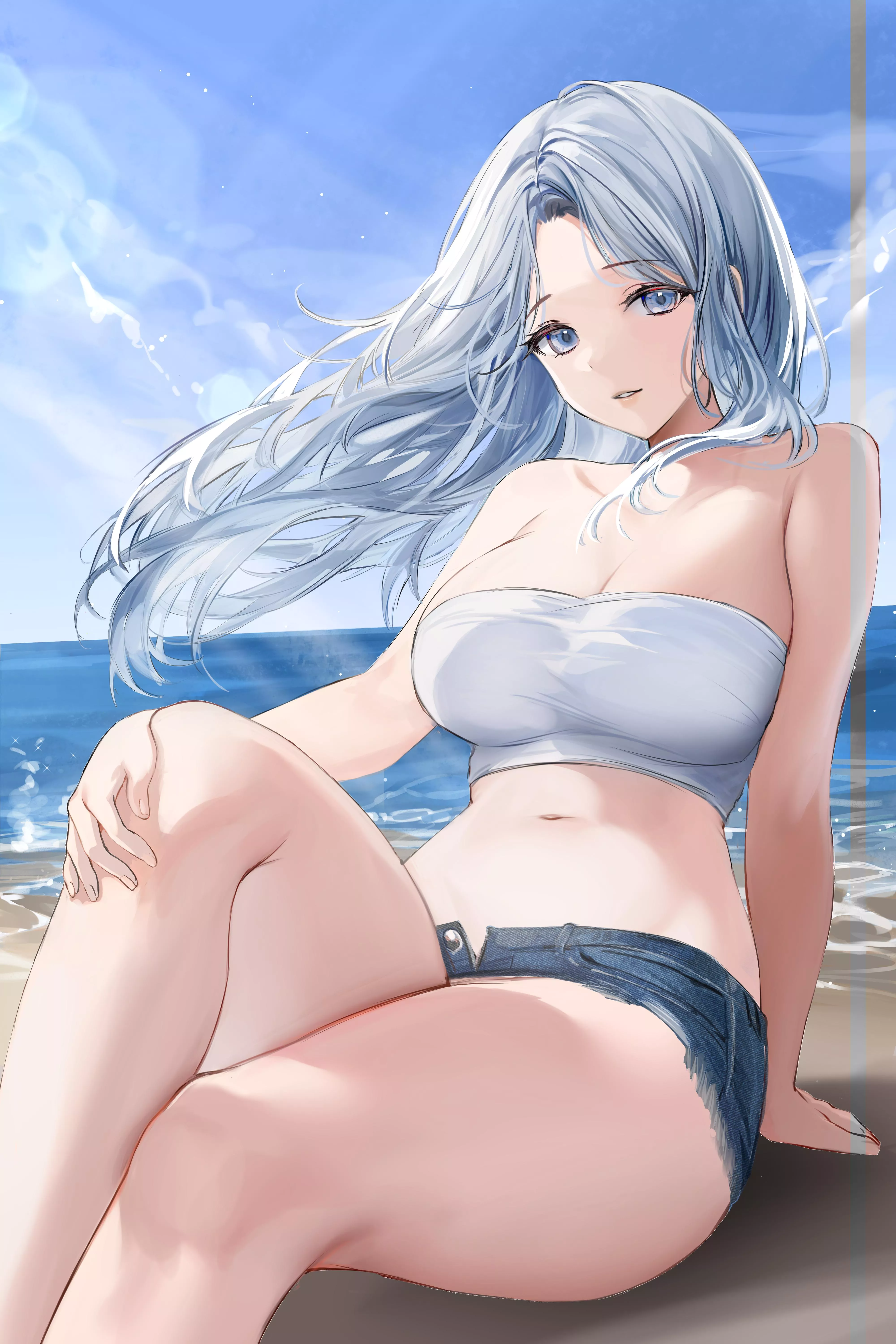 Blue Hair Hot Pants [Original] posted by UndergroundChronicle