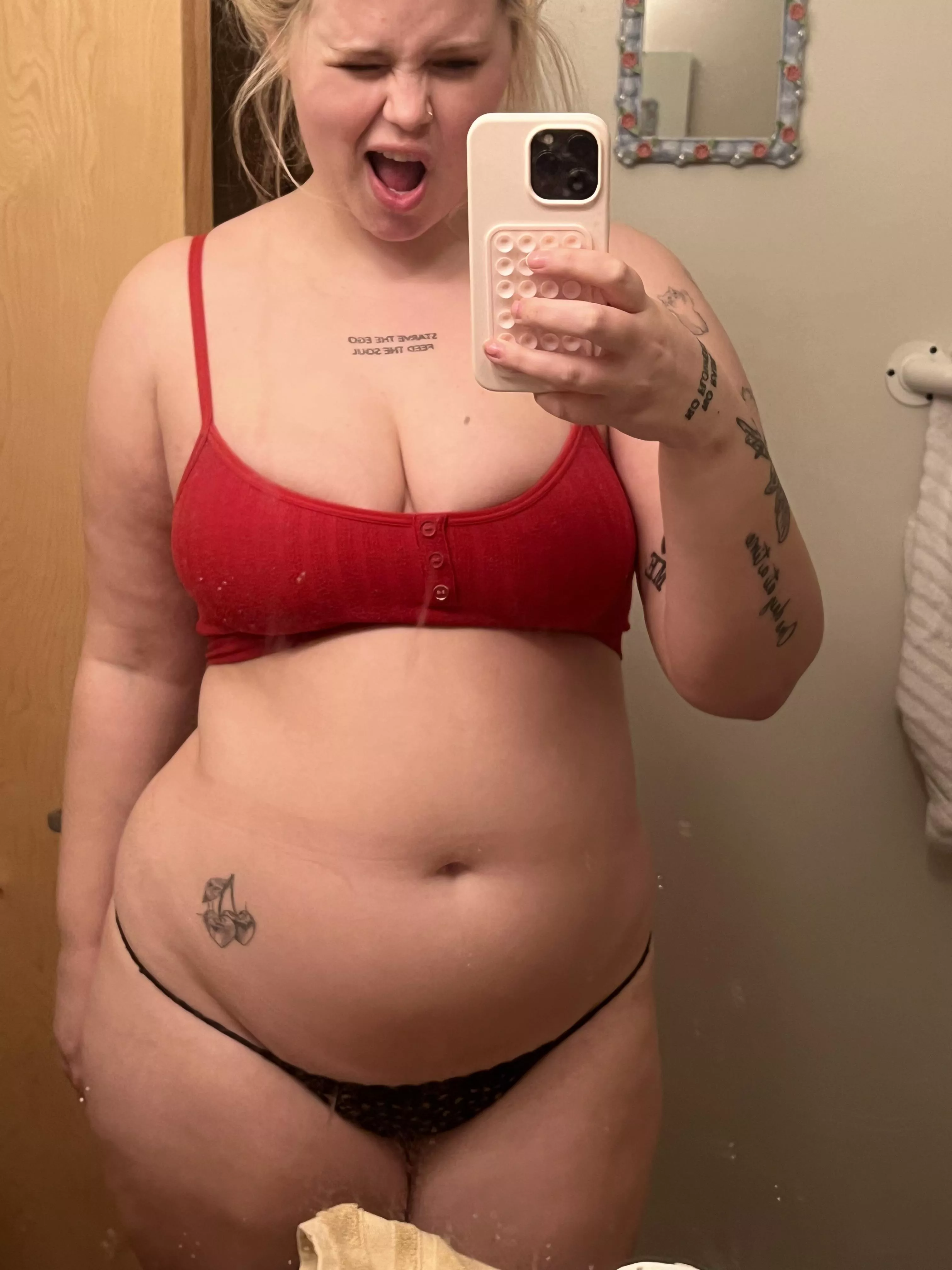 Can’t believe I’m a chubby girl now?  posted by wispy_girlwa