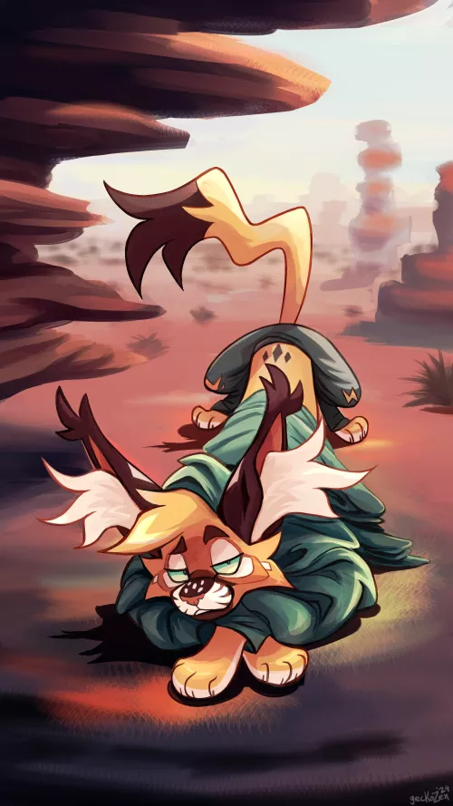 Chill Caracal [geckoZen] by DL2828