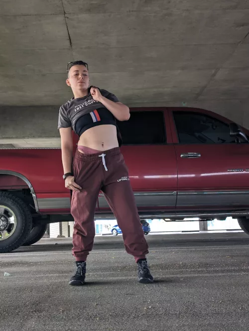 Crop Top Girl w/ Sexy Truck  by Fitty_Kitty291