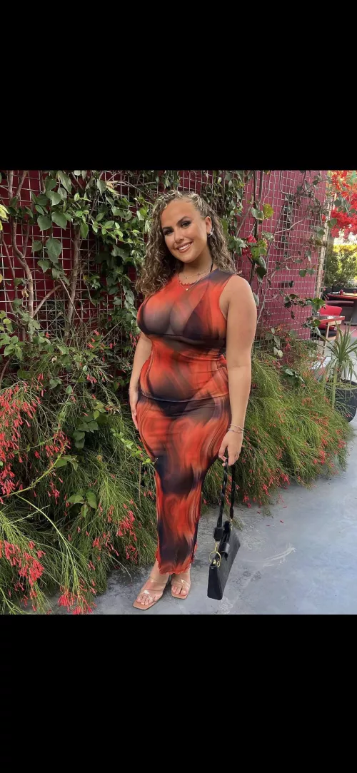 Dress doesn’t cover much  by jamesha97-