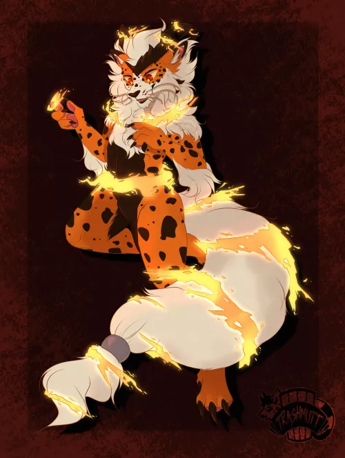 Fire Magic 🔥 - Art by me, TrashmuttArt on Twitter by trash-mutt