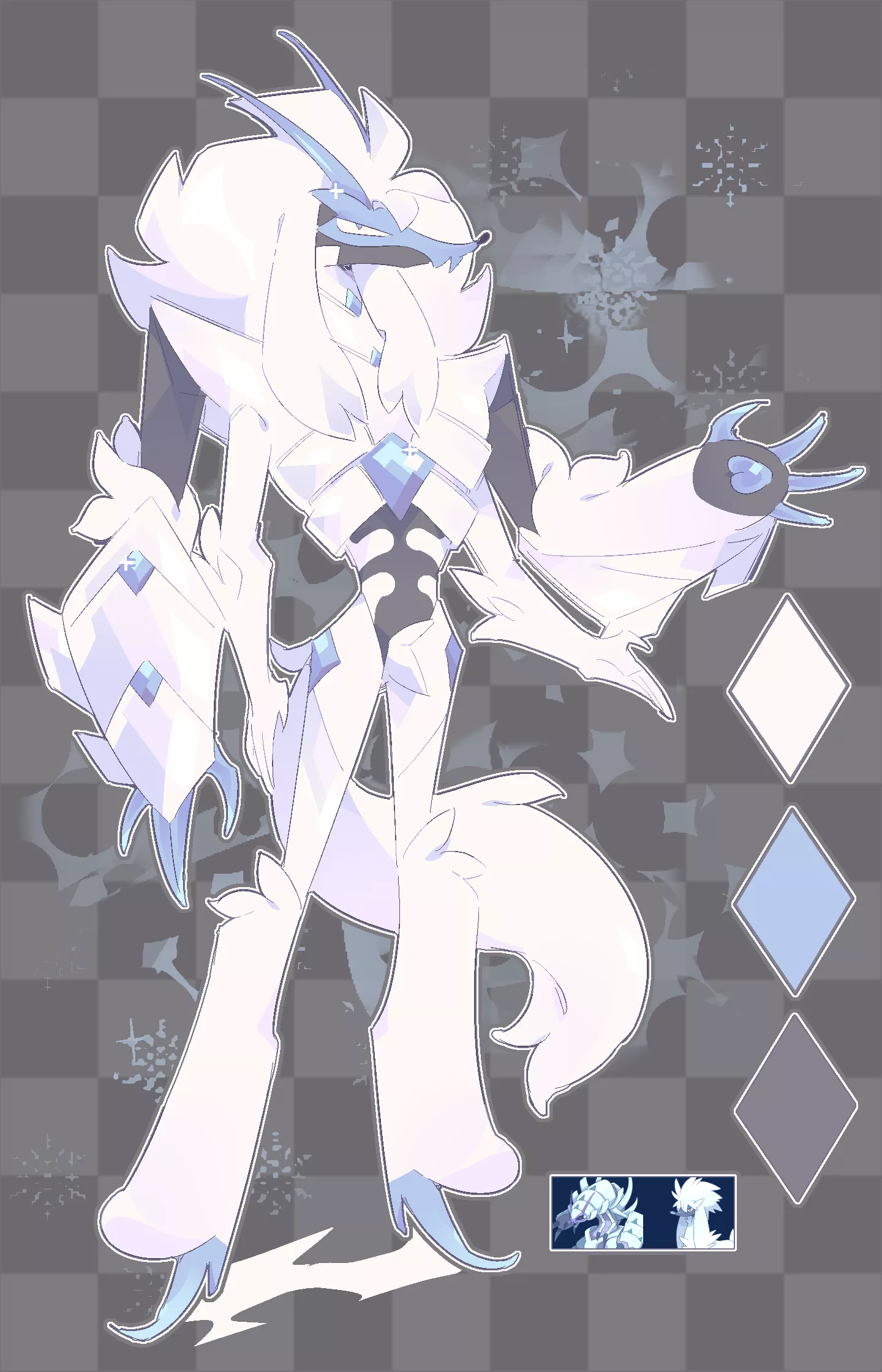 Fluffy Crab Man Design [OC] posted by sanesosi