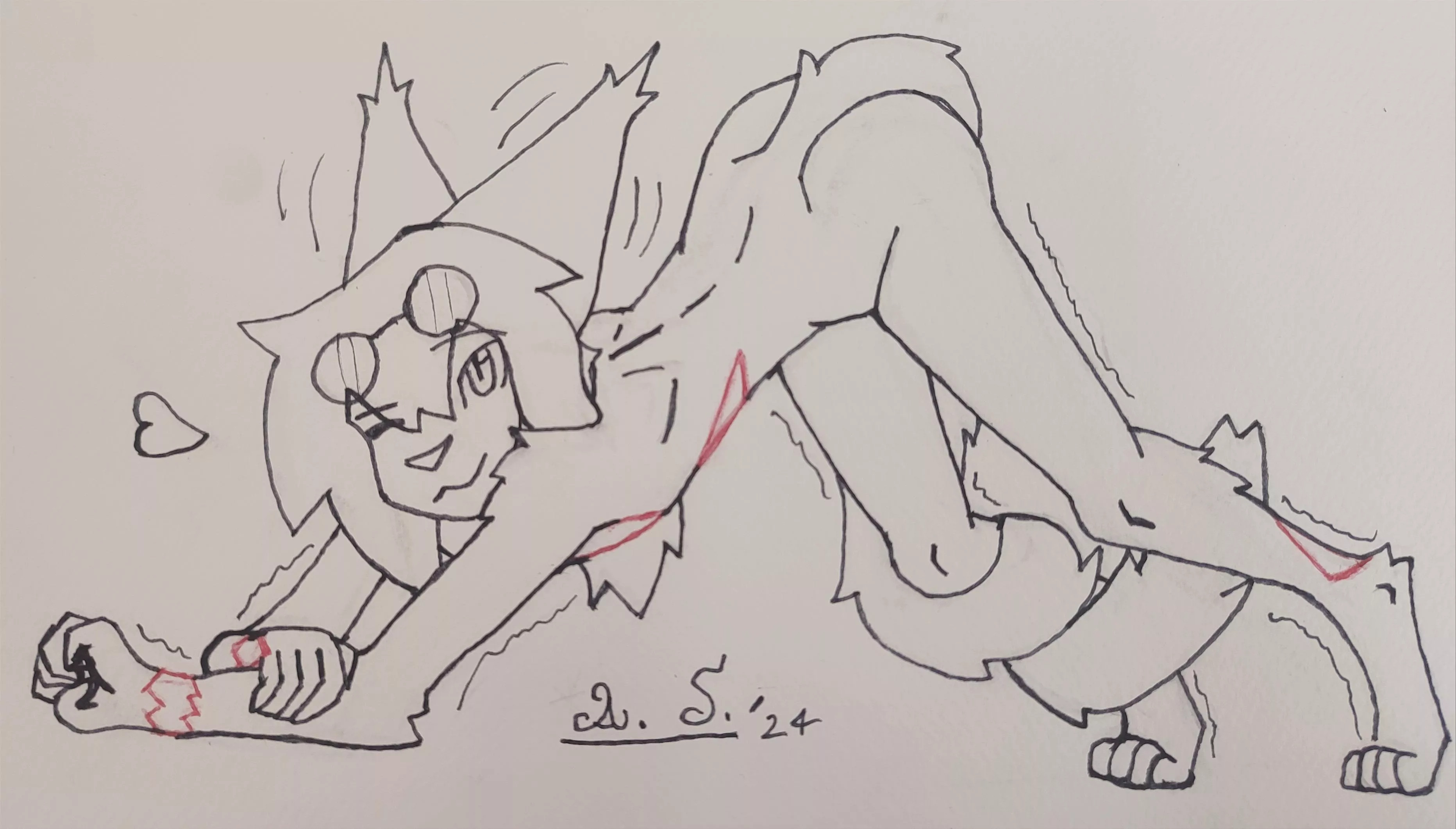 He's been stretching for a while now (by me ! 23/04/2024) posted by Dalek_Sath