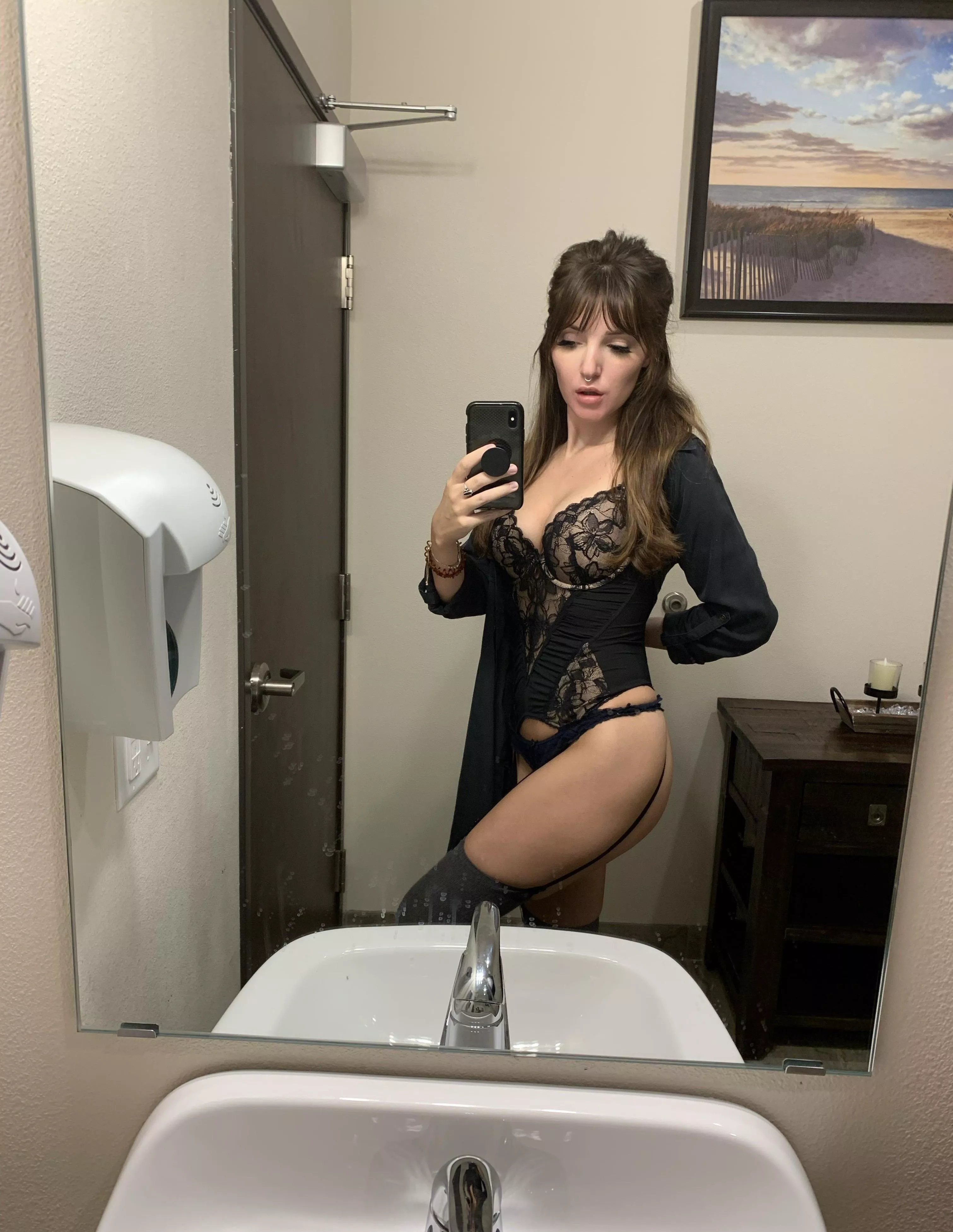 I NEVER show face here 🙈 but.. this is my fav sub/r 😘 posted by hedonist-honey