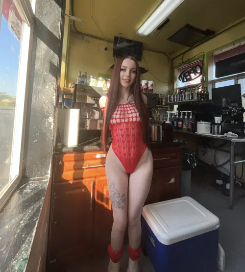 It's a red lingerie kinda day. by Dutton798