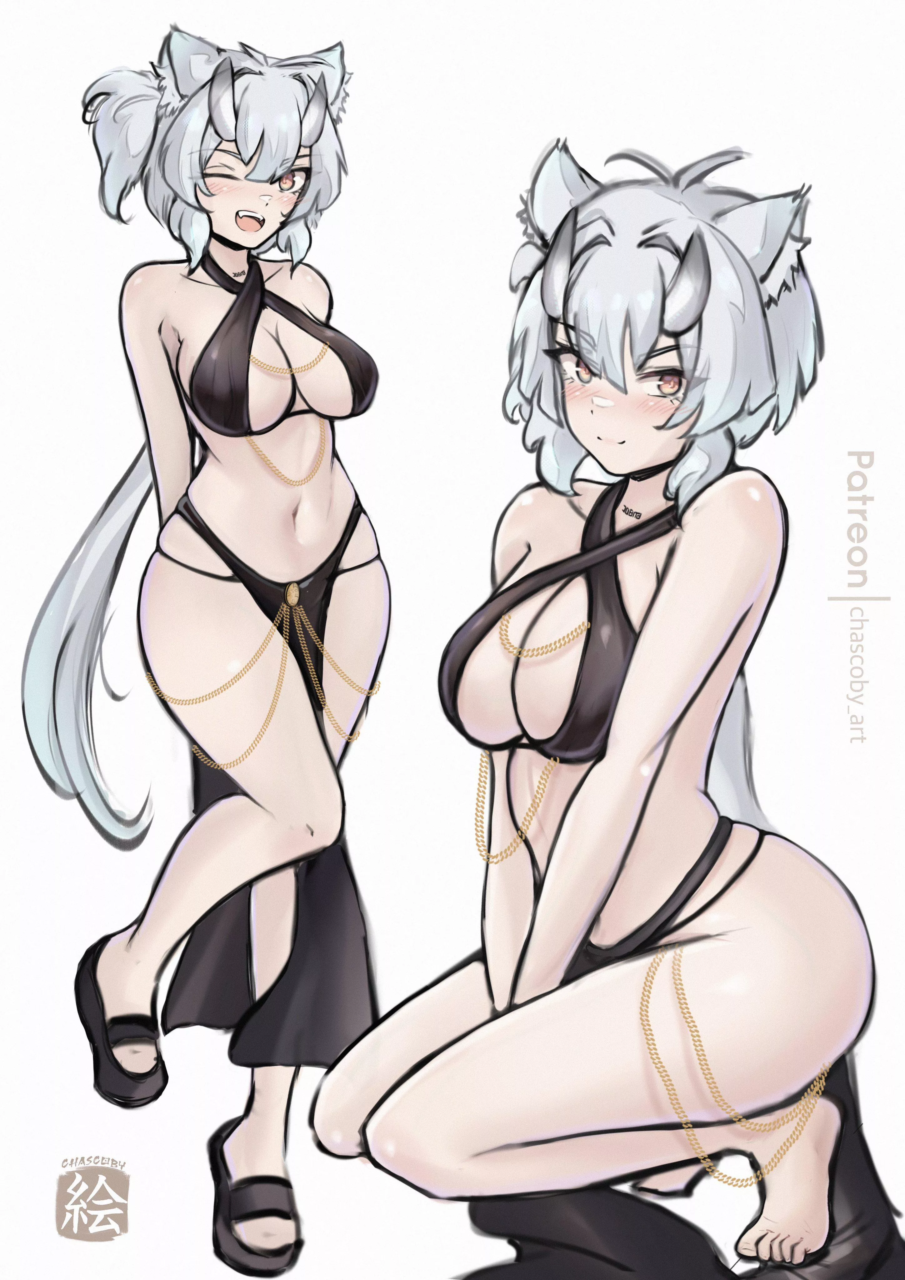 Kobita (OC) w trend outfit posted by Chascoby_art