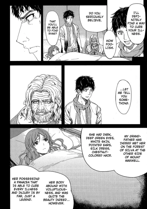 [Kosuke Haruhito] I love how stylisticly different the medicine man is rendered, it really sells his age, and that even the oldest of the village believe the magic healer is a myth. by the_other_alien