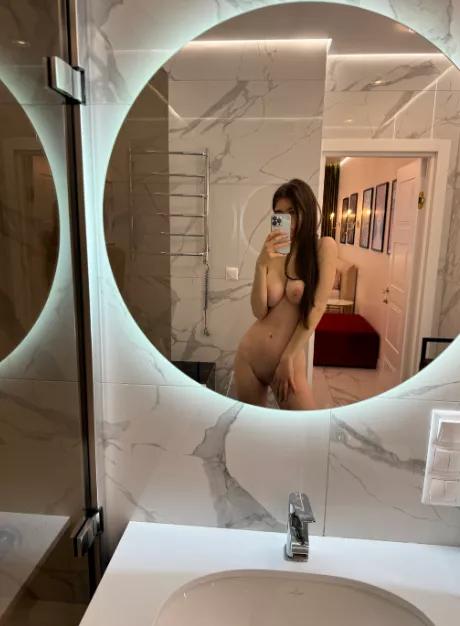 Large natural breasts look perfect in the mirror posted by _Marichka__