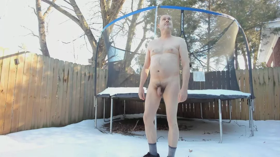 Me outside in the snow posted by Penis-Dance