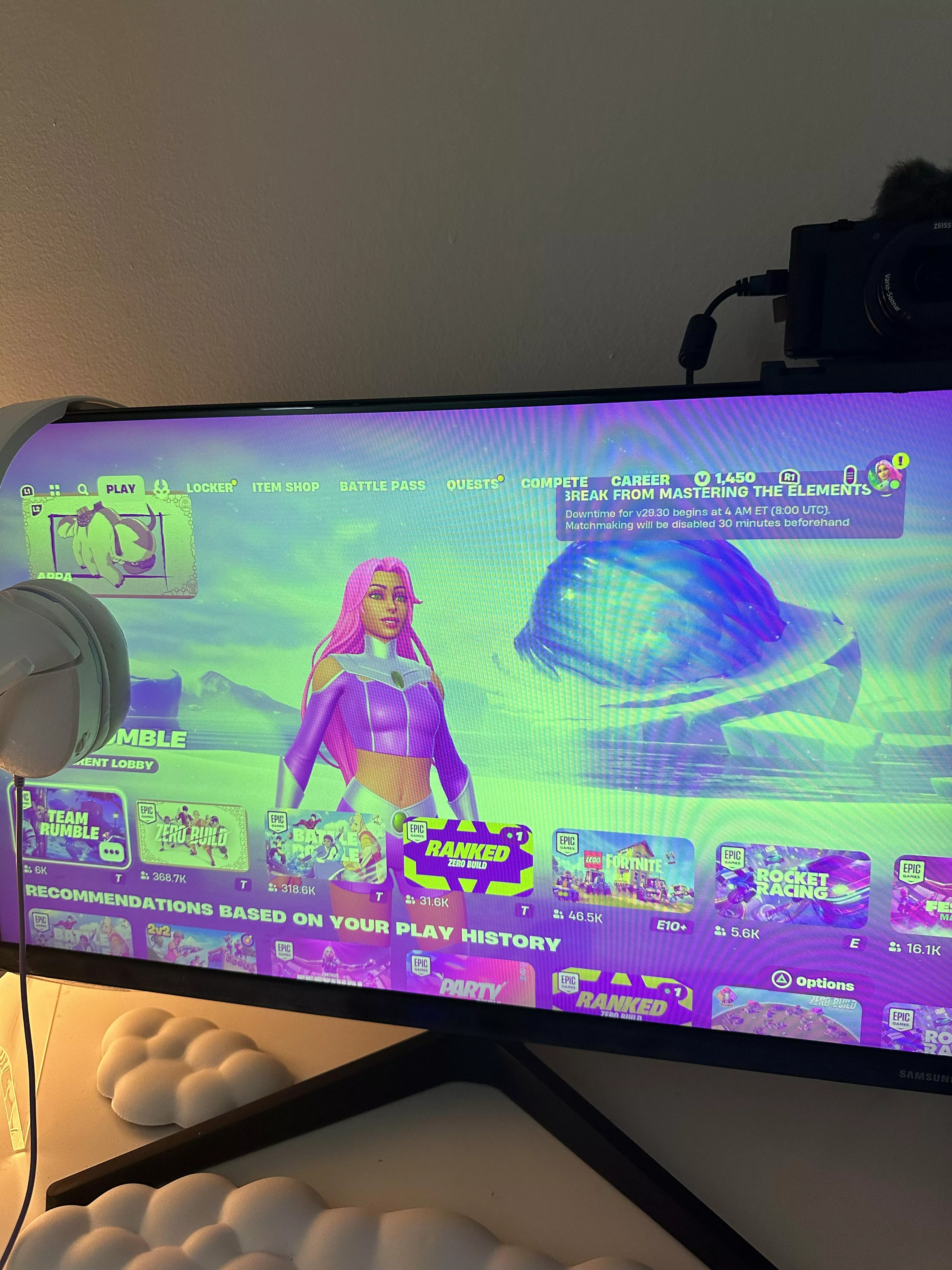 My capture card is causing a greenish/purple tint on my monitor, how do I fix? posted by ArtisticMarket1937