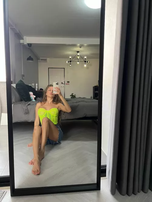 My favorite bright corset is on me by GracefulGardenGoddes