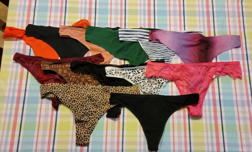 My plethora of thongs!!! by metalgodtx