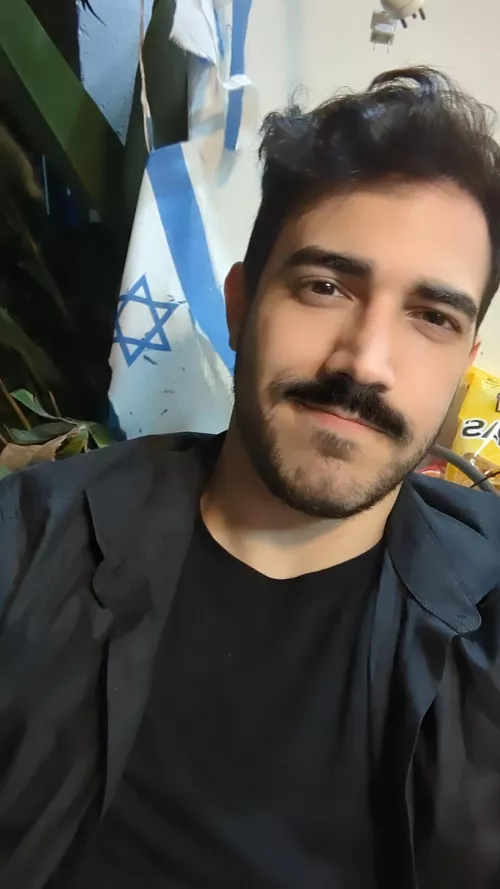 Opinions, Should let the dadstache be or trim it back? by Agreeable_Sir_5097