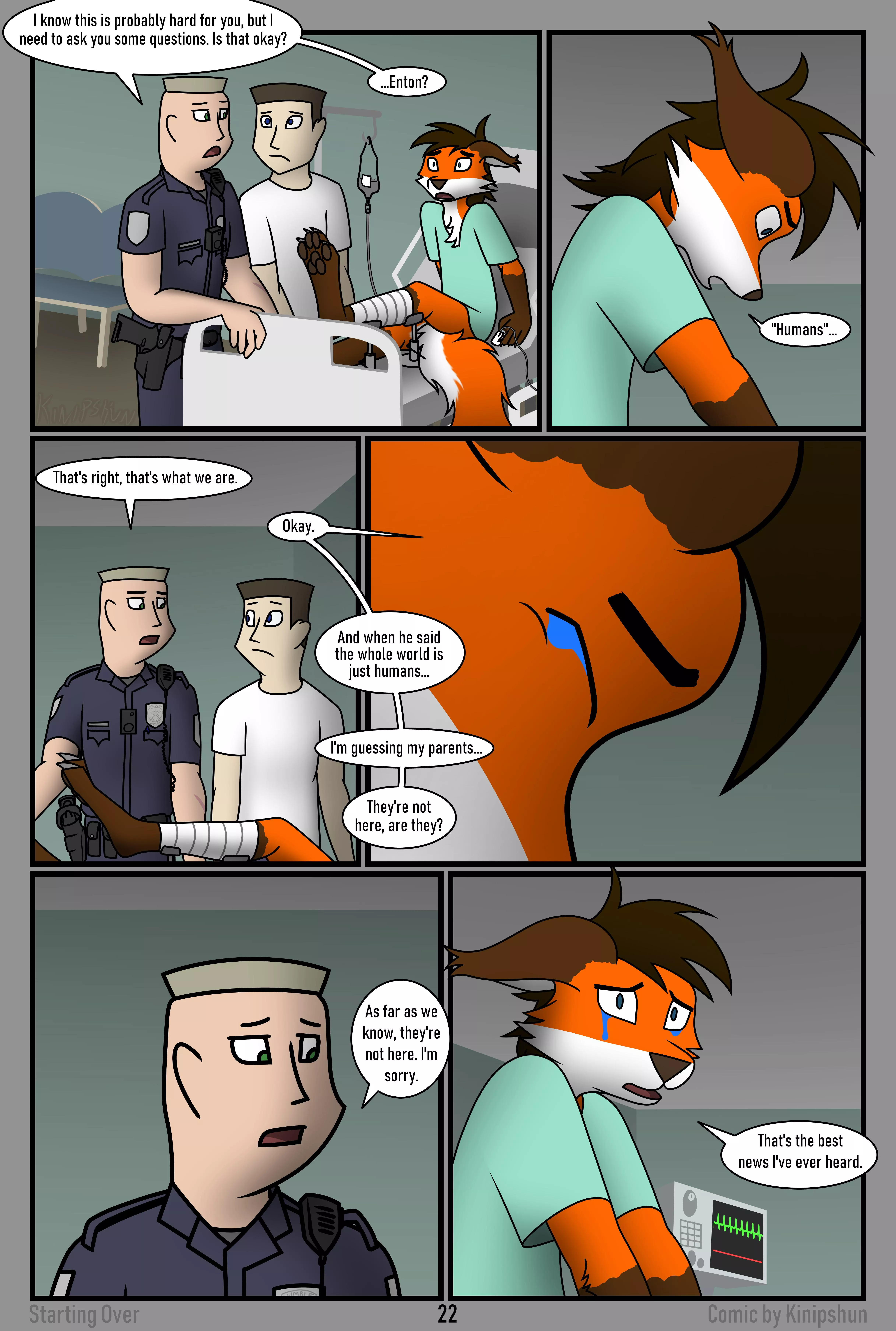 Page 22 of my comic is up! Link in the comments posted by Kinipshun