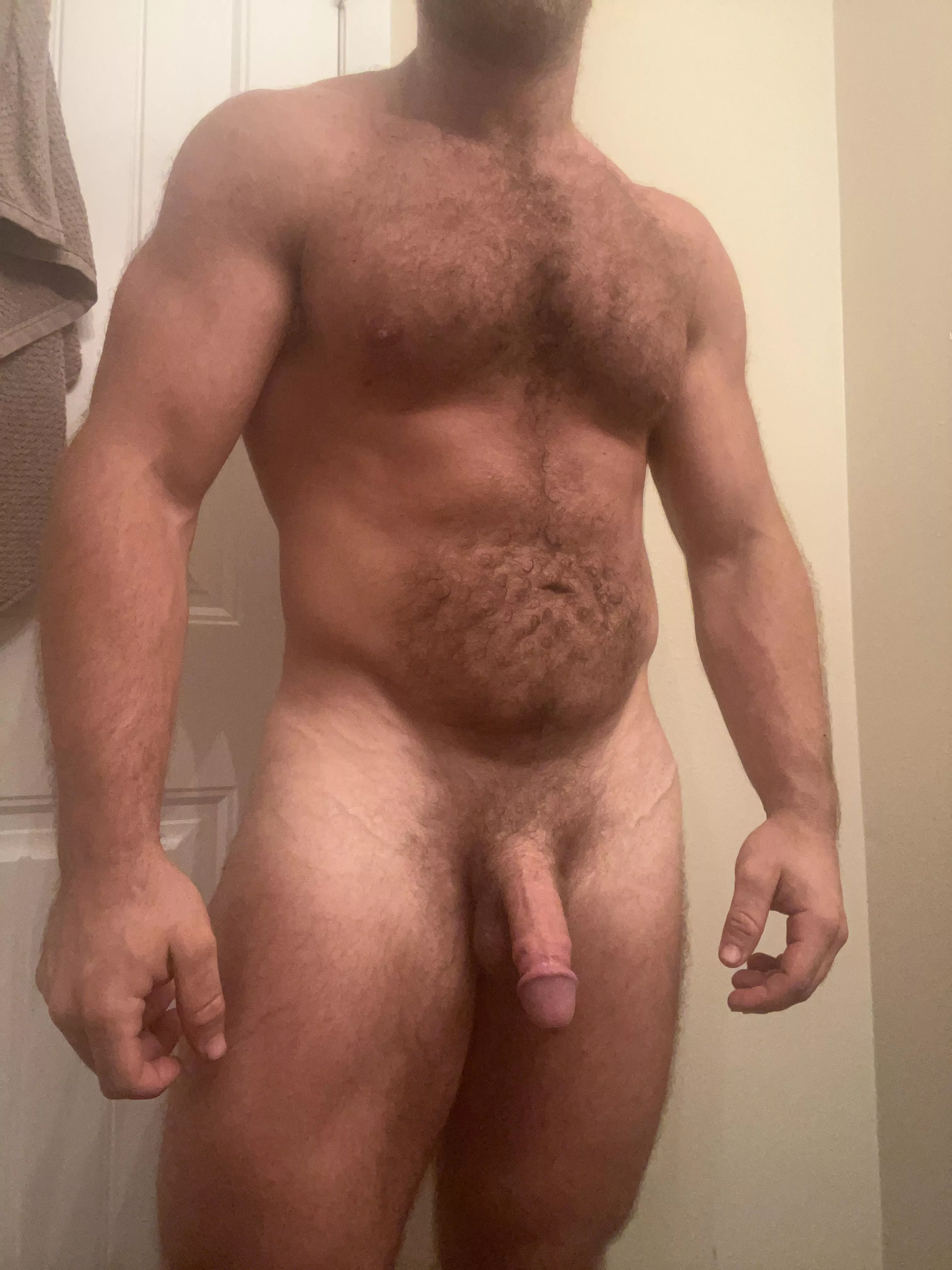 Quick pic before a shower 🚿  posted by Main_Purple_361