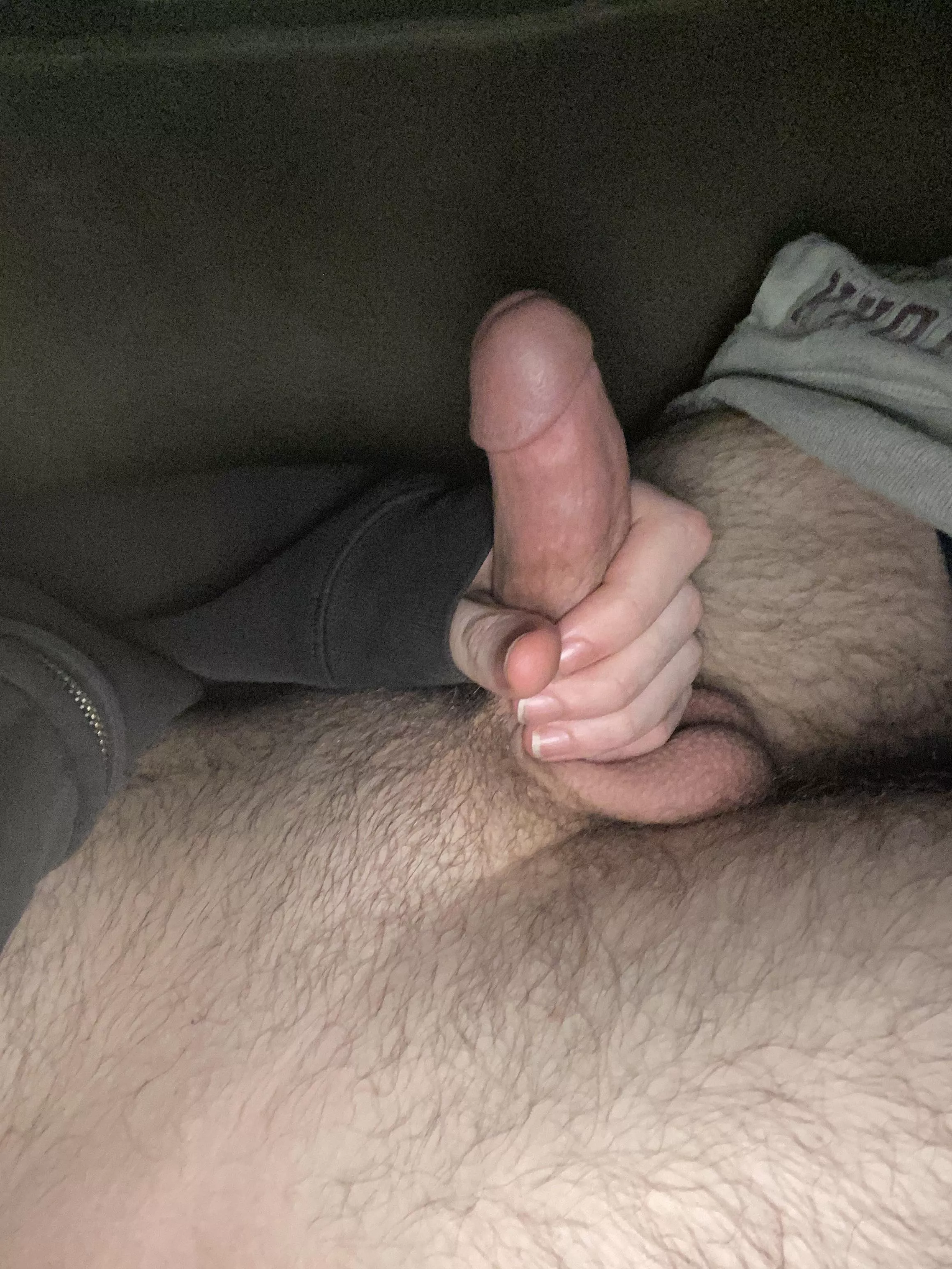 Since you REALLY liked it from above, here’s a side shot, of my tight & high cut 🥵💜 thoughts? [24] posted by Misty-Doggy