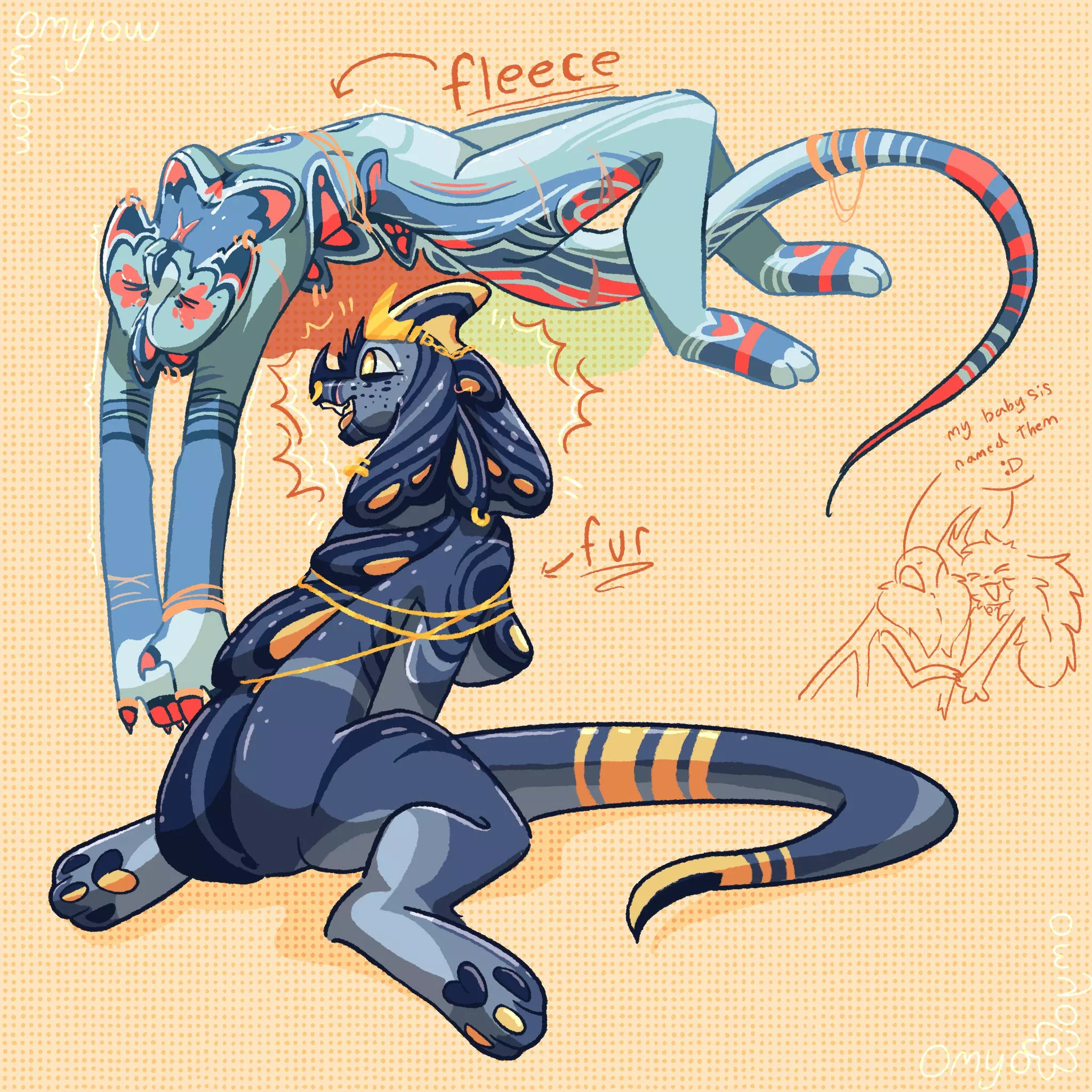 Snake girls! :3 posted by omyow