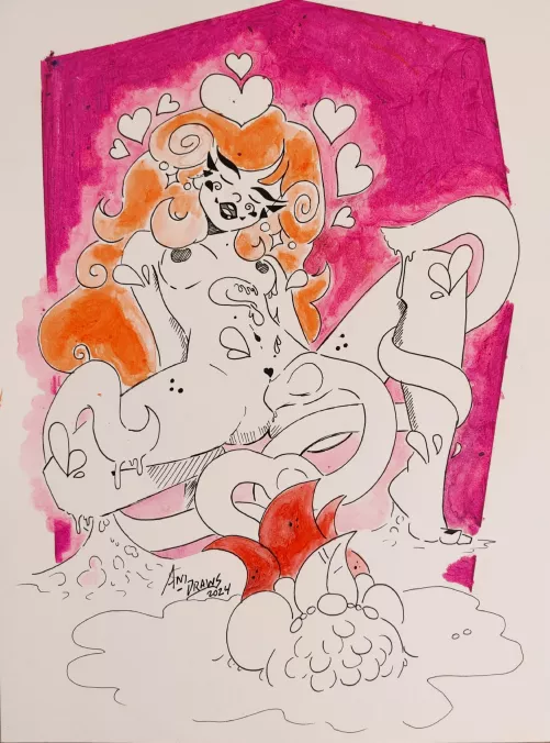 The Floral Breed - Original Character (Ani-Draws) by Ani-2024