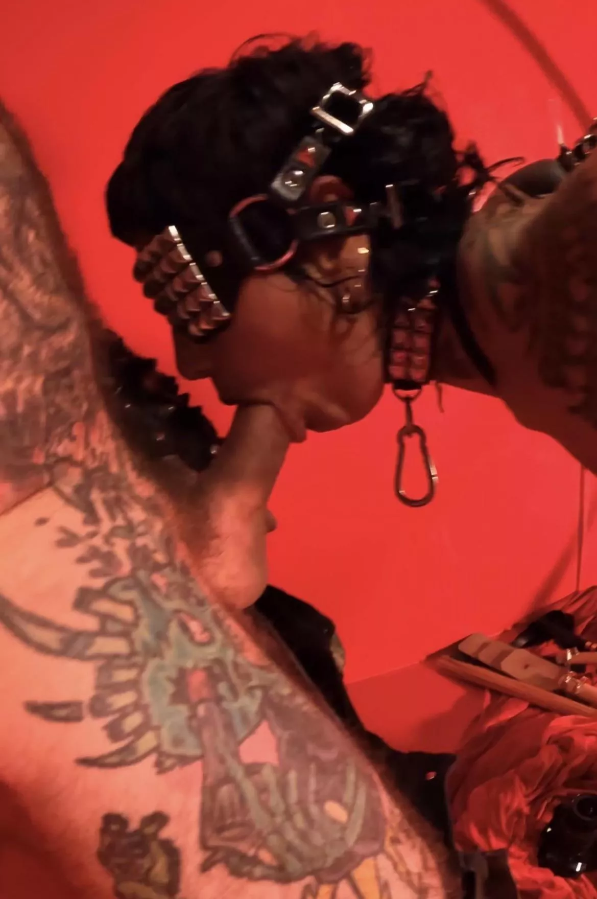 Tied up, blindfolded and gagged with his amazing dick is a good place to be  posted by DarkSlugSlurper