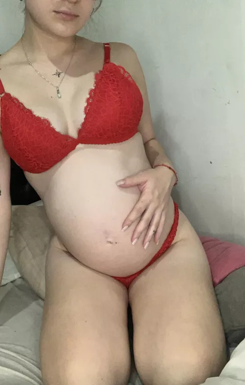 want me to ride on you even with 6 months pregnant? by swxtmommy