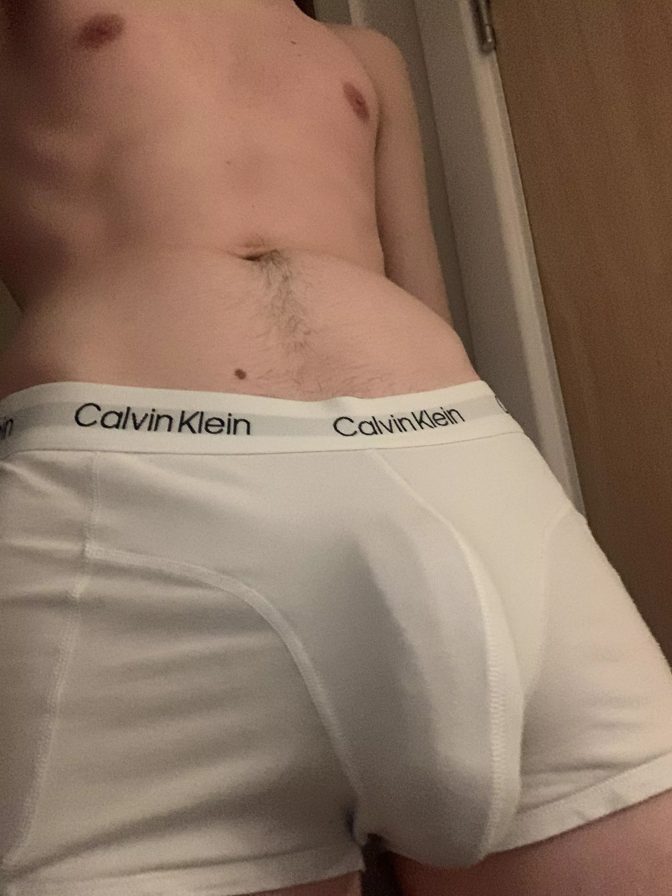 You wanna play in just our boxers?  posted by Bulgedlad