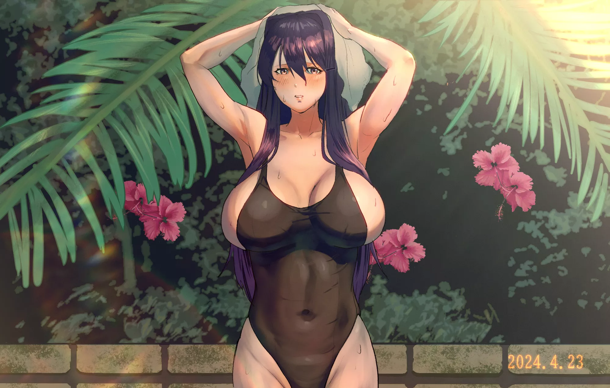 Yuri summer photo  (by me @SuiShi_chr) repost posted by kinokoumai0106