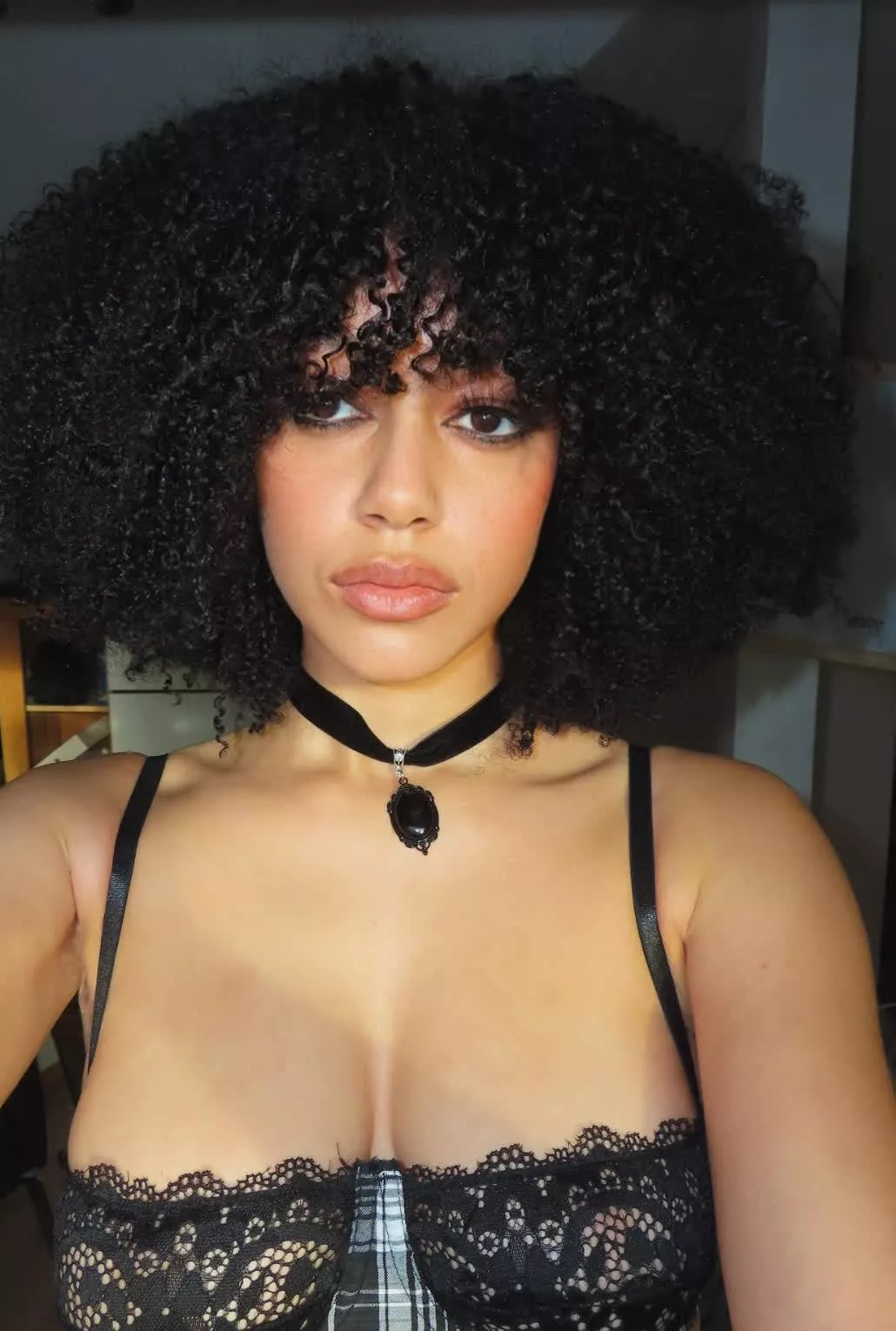 bad hair day selfie^^ posted by AmpleAnna