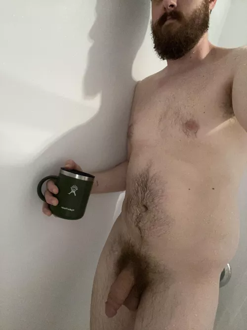 Coffee makes my showers magical 🔥 by theredijedi