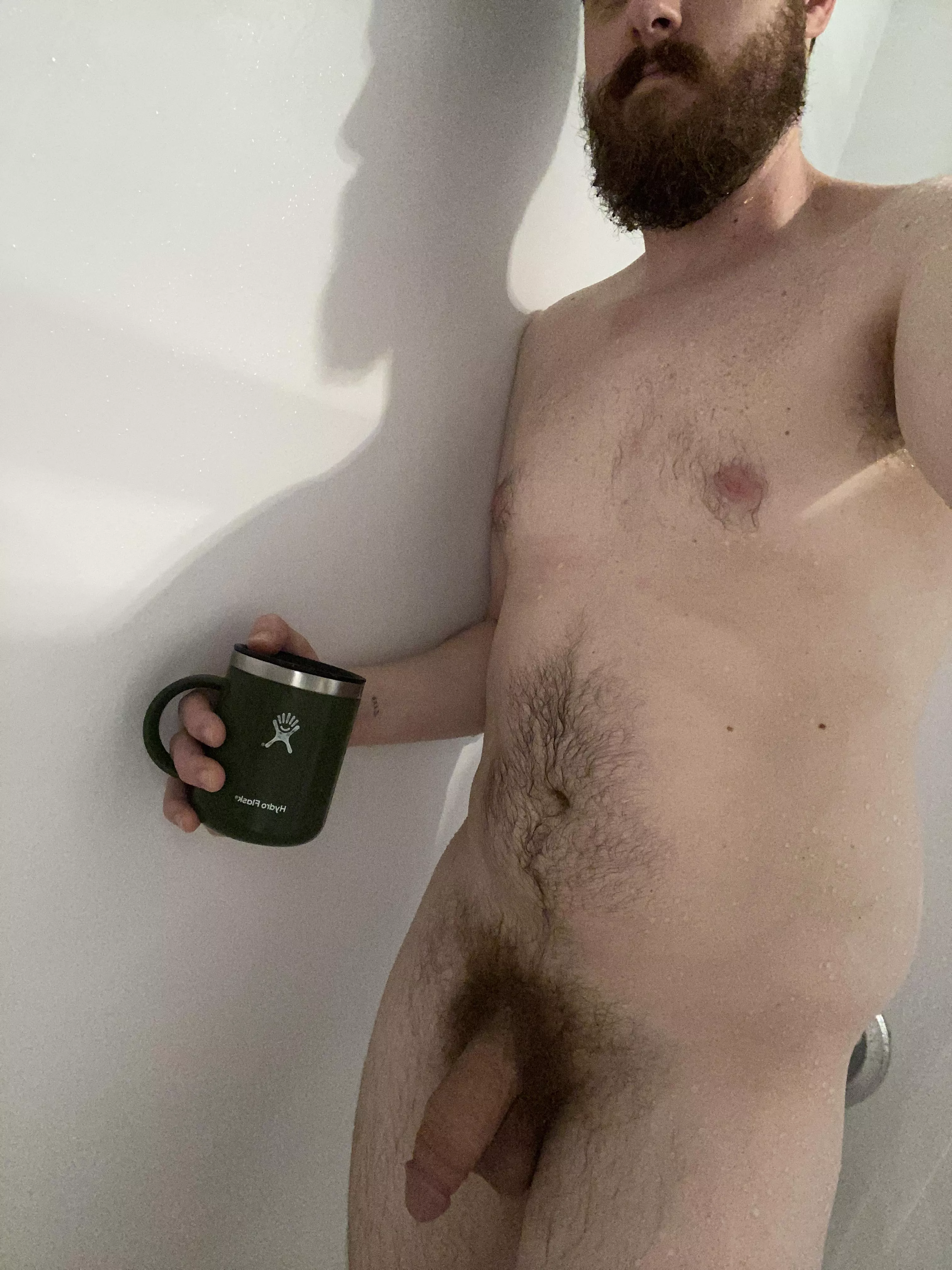 Coffee makes my showers magical 🔥 posted by theredijedi