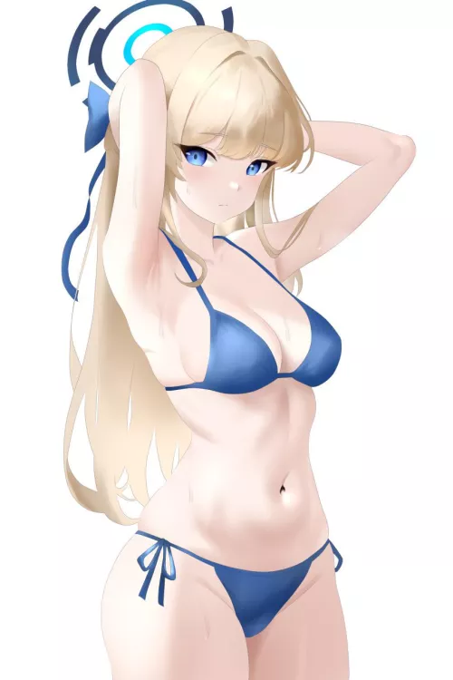 Cute perky waifu by reversedturnover