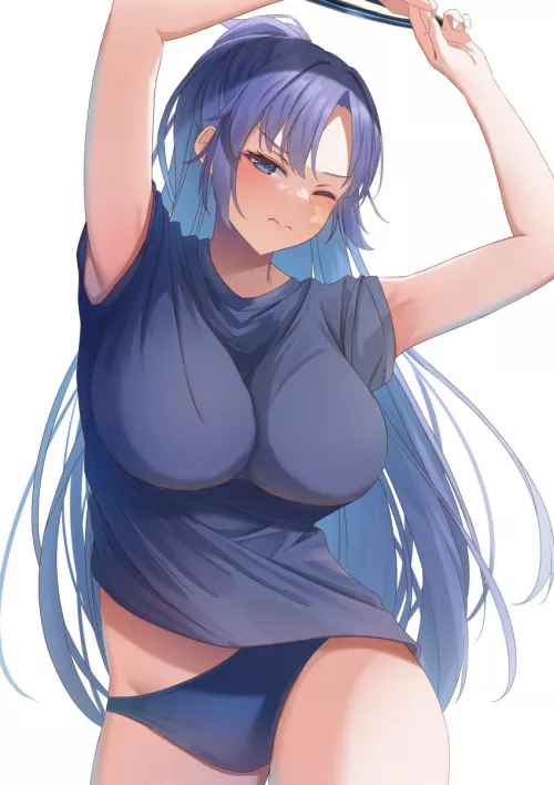 Cute sporty waifu by reversedturnover