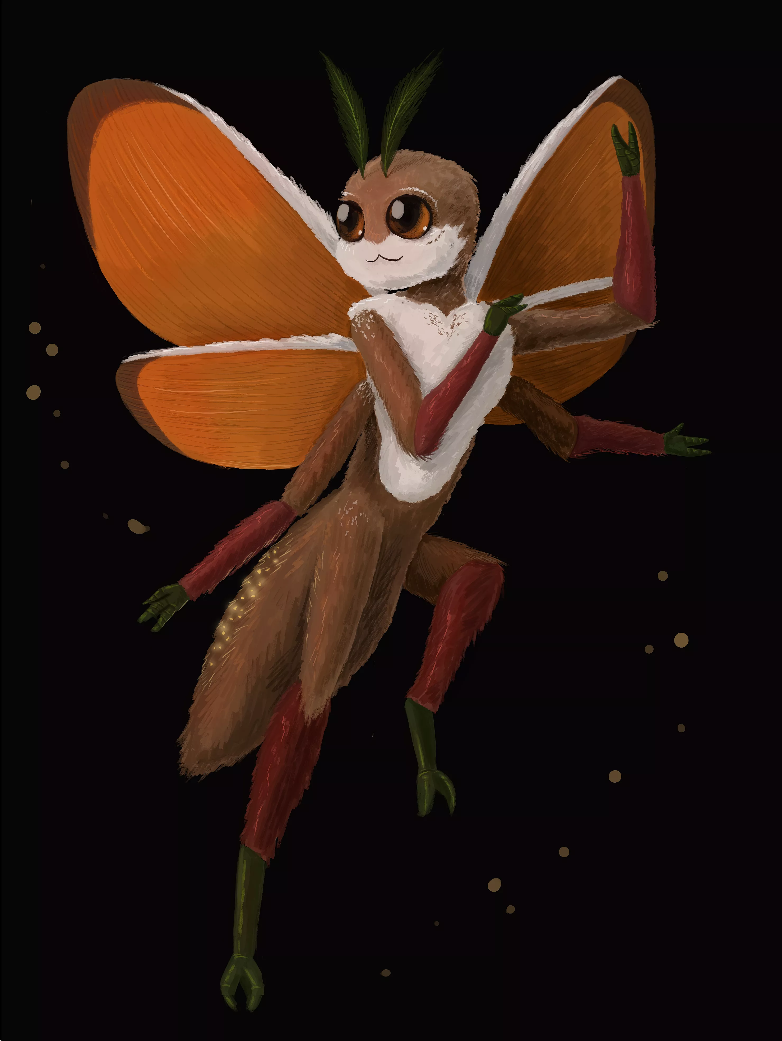 Drew this for u/furrik524. Their awesome fursona! posted by Mari-san-20