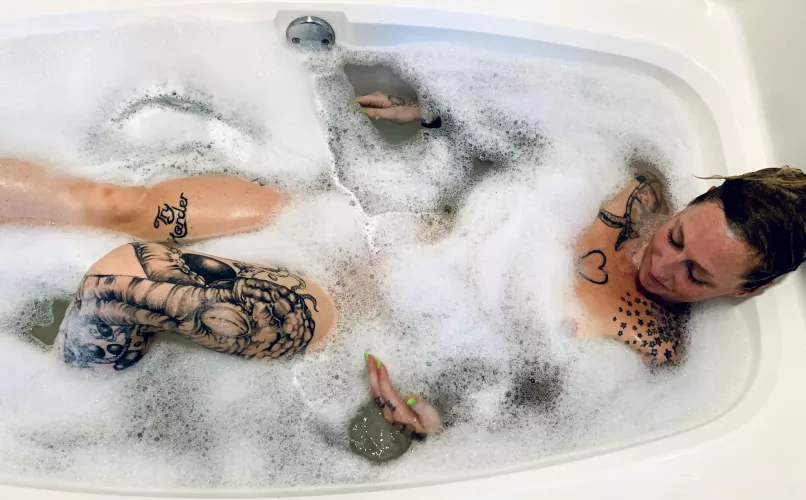 Finally figuring out how to get off in the bath  by BettyJean666