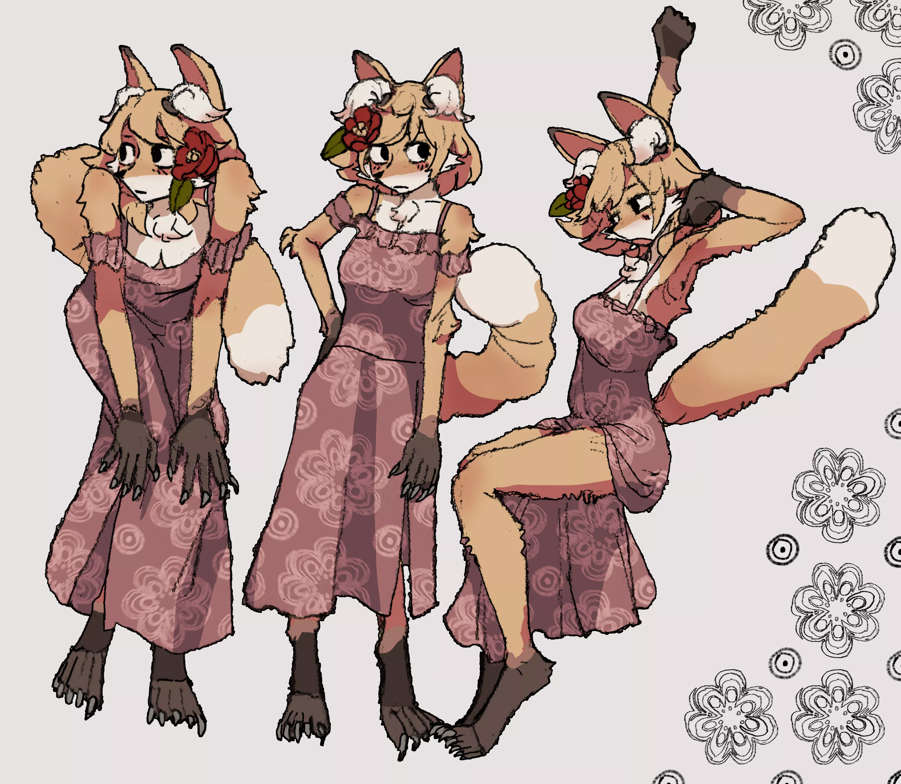 fox oc by me (again) posted by HeadHonchkrowRemi
