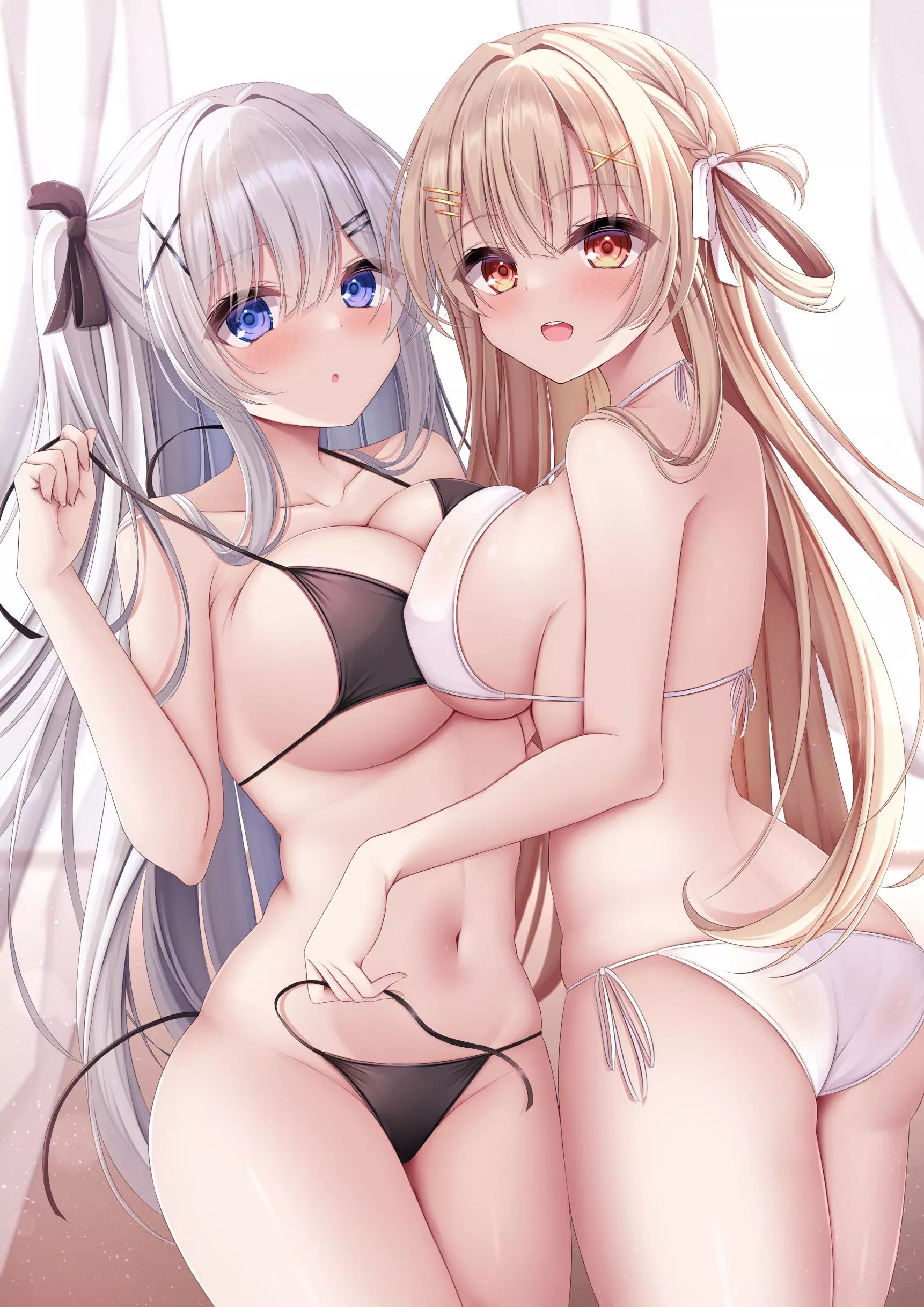 Helping each other undress [Artist's OC] posted by marxsander2016